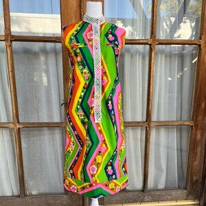 LILLY PULITZER Vintage 50-60's "The Lilly" Dress with Lace Embellishment